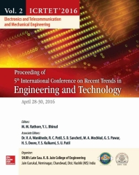 Cover image: ICRTET 2016 Volume 2 9789352601813