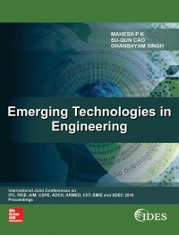 Cover image: Emerging Technologies in Engineering Conference Proceedings 9789352603176