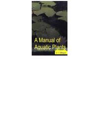 Imagen de portada: A Manual of Aquatic Plants 9789350842867