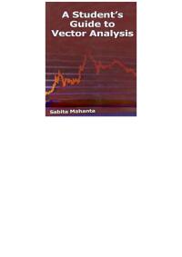 Cover image: A Student's Guide To Vector Analysis 9789350843246