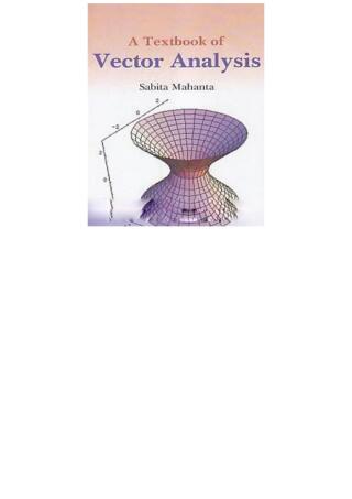 Cover image: A Textbook Of Vector Analysis 9789350843277