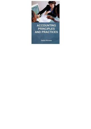 Cover image: Accounting Principles And Practices 9789350841310