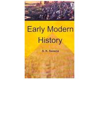 صورة الغلاف: Early Modern History 9789350841136