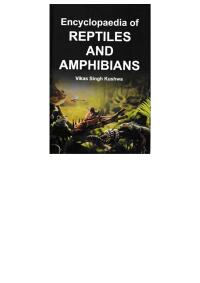 Cover image: Encyclopaedia Of Reptiles And Amphibians 9789350844892