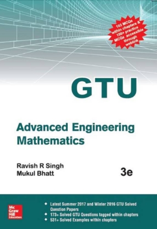 Titelbild: ADVANCED ENGINEERING MATHEMATICS GTU17 2nd edition 9789352607327