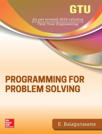 Cover image: Programming for Problem Solving - GTU 2018 9789353162788