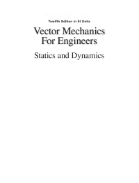 Cover image: Vector Mechanics For Engineers Statics And Dynamics 12th edition 9789353166625