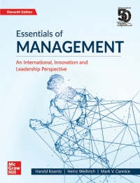 Cover image: Essentials of Managment 11th edition 9789353168148