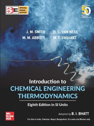 Cover image: Introduction To Chemical Engineering Thermodynamics (Sie) 8th edition 9789353168490