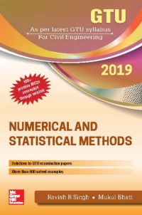 表紙画像: Numerical and Statistical Methods for Civil - GTU 2019 9789353165062