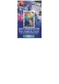 Cover image: Information Technology Challenges and Opportunities 9789353247072