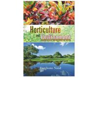 Cover image: Horticulture and Environment 9789353247201