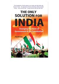 Imagen de portada: The Only Solution For India Bharatiya Lok-Jan Tantric Government 9789353247324