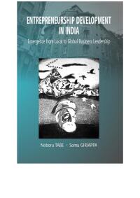 Cover image: Entrepreneurship Development In India Emergence From Local To Global Business Leadership 9789353247409