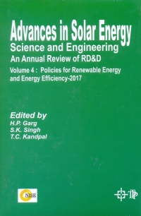 Cover image: Advances In Solar Energy Science And Engineering An Annual Review Of RD&D: 2017 (Policies For Renewable Energy And Energy Efficiency) 9789354141577