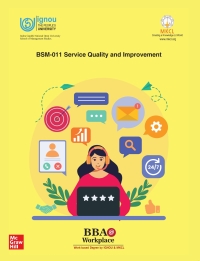 Cover image: BSM11 Service Quality and Improvement 9789354601507