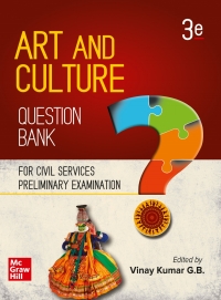 صورة الغلاف: Art and Culture Question Bank 3rd edition 9789355320414