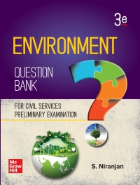 صورة الغلاف: Environment Question Bank 3rd edition 9789355320490