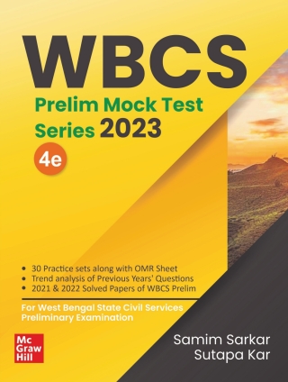 Cover image: WBCS Prelims Mock Test Series 2023 (English) 4th edition 9789355323156