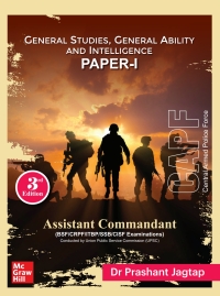 Cover image: CAPF PAPER 1: GS, General Ability & Intelligence E 3rd edition 9789355324818