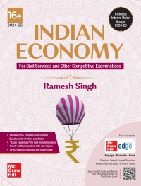 Cover image: Indian Economy EB 16th edition 9789355327475