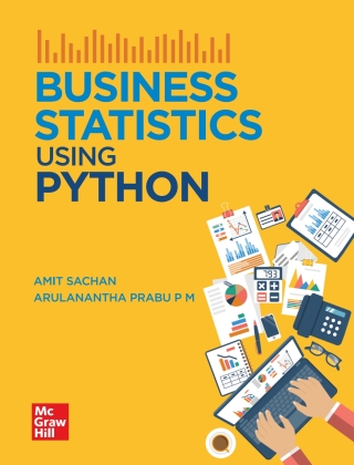 Cover image: Business Statistics Using Python EB 9789355327819