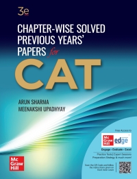 Cover image: Chapter-wise Solved Previous Years' Papers for CAT EB 3rd edition 9789355329844