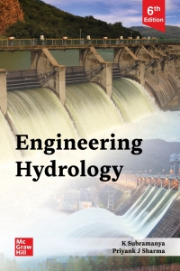 Imagen de portada: Engineering Hydrology EB 6th edition 9789355329851