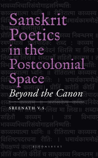 Cover image: Sanskrit Poetics in the Postcolonial Space 1st edition
