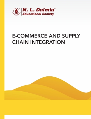 Imagen de portada: E-commerce and Supply Chain Integration (Dalmia) EB 9789364442831
