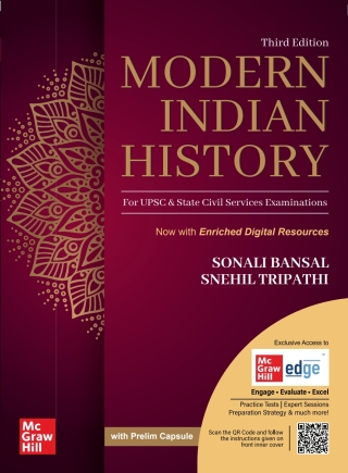 Imagen de portada: Modern Indian History (2025-26) 3rd edition 9789364444590