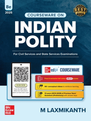 Cover image: Courseware on Indian Polity EB 8th edition 9789364444712
