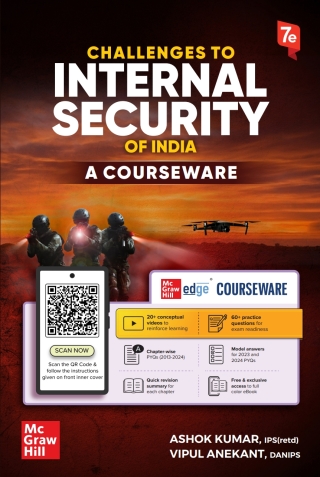 Imagen de portada: Challenges to Internal Security of India, A Courseware EB 7th edition 9789364447492