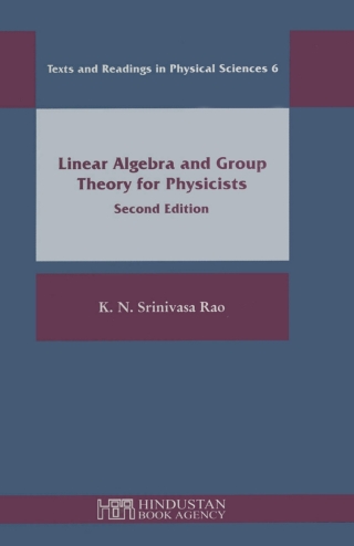 Cover image: Linear Algebra and Group Theory for Physicists 2nd edition 9788185931647