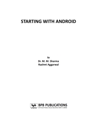Titelbild: Starting with Android 1st edition 9789386551955
