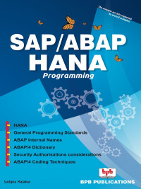 صورة الغلاف: SAP/ABAP HANA Programming 1st edition 9789387284289