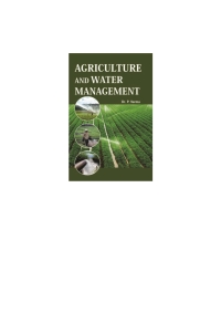 صورة الغلاف: Agriculture and Water Management 9788192954219