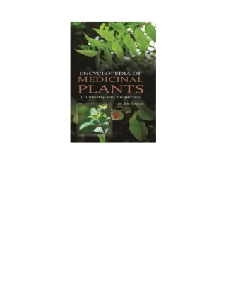 Cover image: Encyclopedia of Medicinal Plants Chemistry and Properties 9789387295759