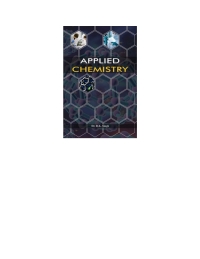 Omslagafbeelding: Applied Chemistry 9789387295926