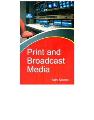 Imagen de portada: Print And Broadcast Media 9789380540573