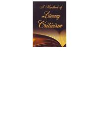 Cover image: A Handbook Of Literary Criticism 9789350849675