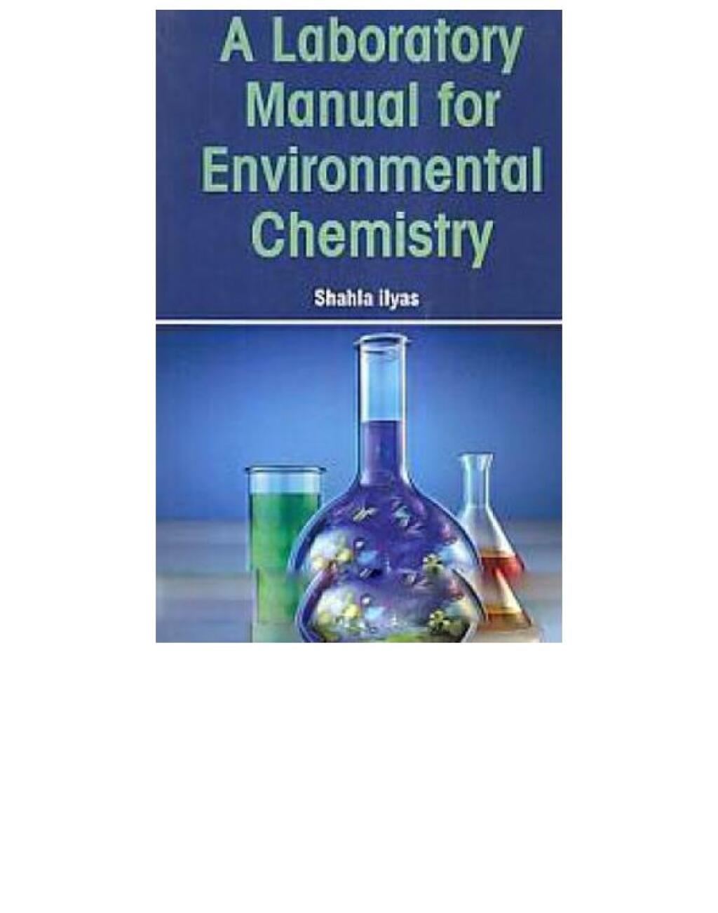 A Laboratory Manual For Environmental Chemistry