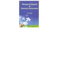 表紙画像: Managerial Aspects Of Business Environment 9789350847701