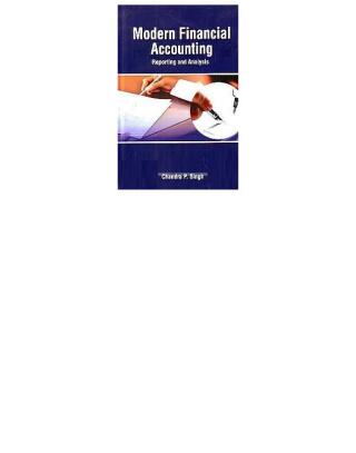 Cover image: Modern Financial Accounting Reporting And Analysis 9789350847817