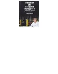 Imagen de portada: Production And Operations Management Challenges And Responses 9789350847732