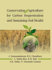 Cover image: Conservation Agriculture for Carbon Sequestration and Sustaining Soil Health 1st edition 9789383305322