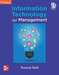 Imagen de portada: Information Technology for Management 3rd edition 9789389949360