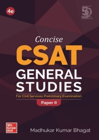 Cover image: Concise CSAT General Studies Paper II 4th edition 9789389811384