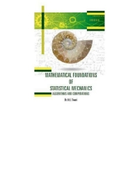 Cover image: Mathematical Foundations Of Statistical Mechanics: Algorithms And Computations 9789389980479