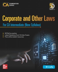 Cover image: Corporate And Other Laws (CA Intermediate) 9789390177721